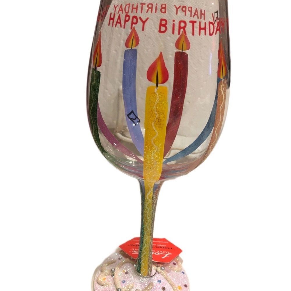 Lolita Happy Birthday Cocktail Glass - Picture 3 of 5
